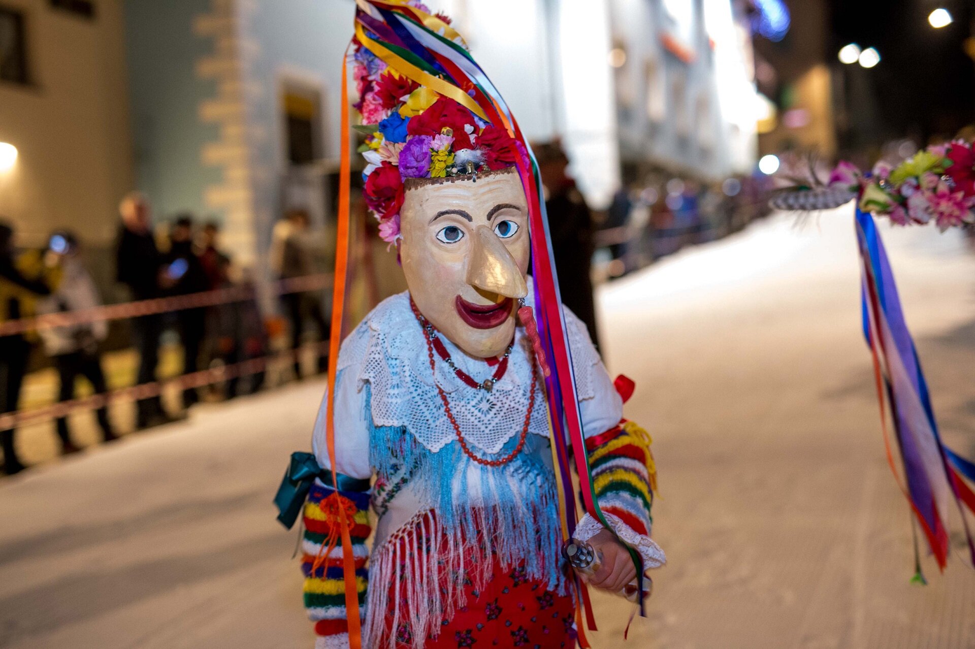 Maschera in legno tipica del Carnevale Ladino in Val di Fassa | © Mattia Rizzi  - Archivio Immagini ApT Val di Fassa