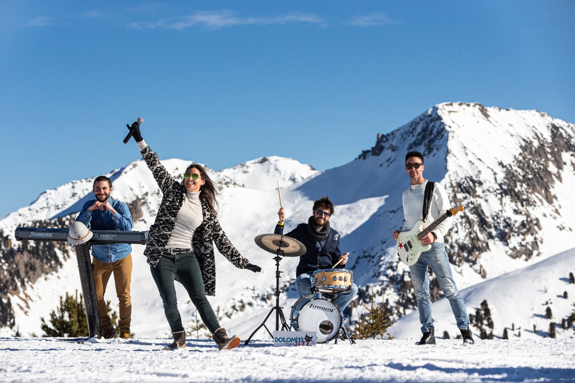 Dolomiti Ski Jazz - Concerto in rifugio sulle piste da sci | © Gaia Panozzo - Archivio Immagini ApT Val di Fiemme