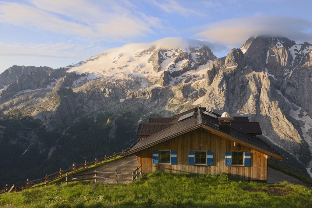 Rifugio Viel del Pan in Val di Fassa, Dolomiti