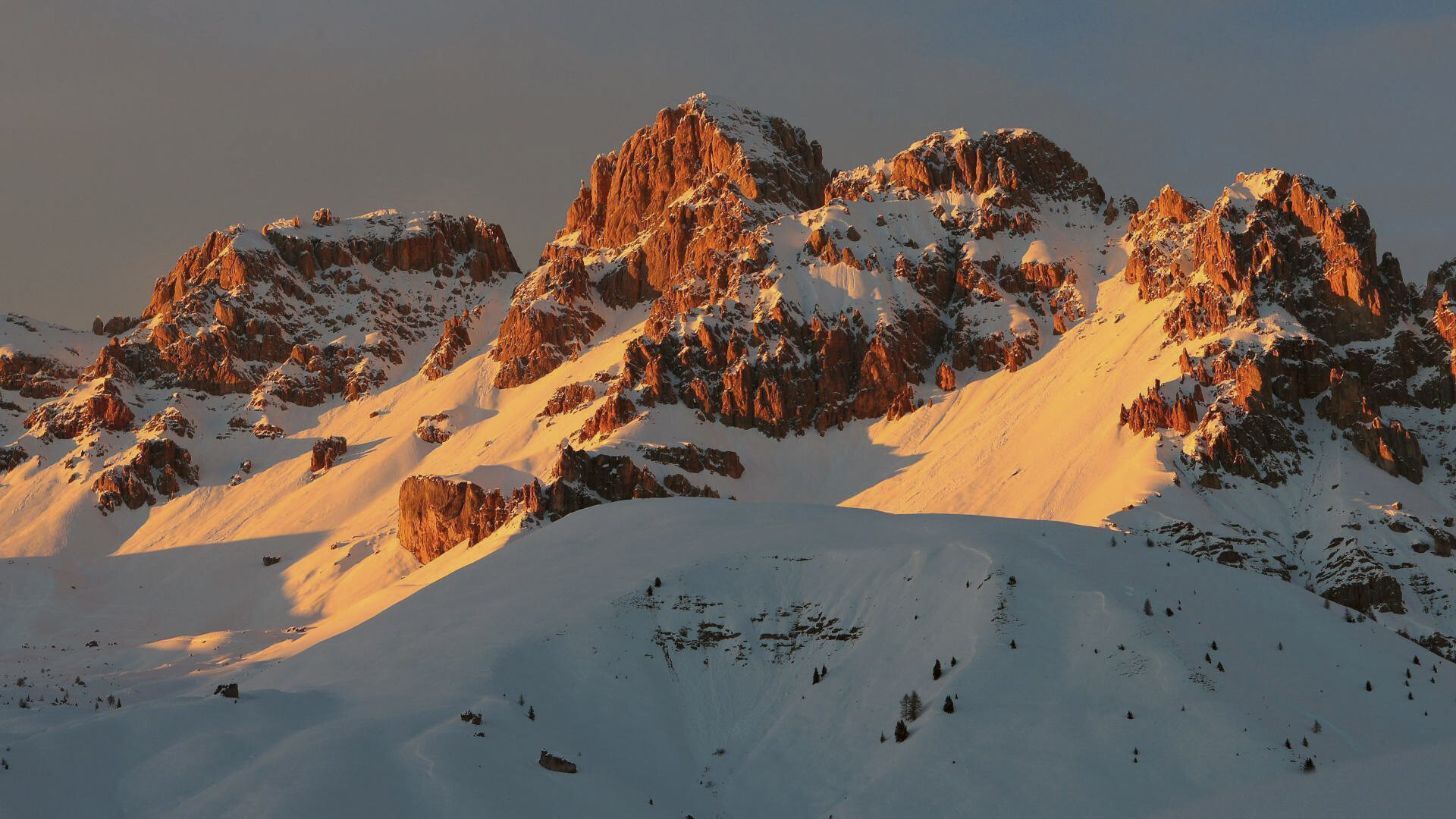 Enrosadira sulle Dolomiti in Val di Fassa | © Archivio Immagini ApT Val di Fassa