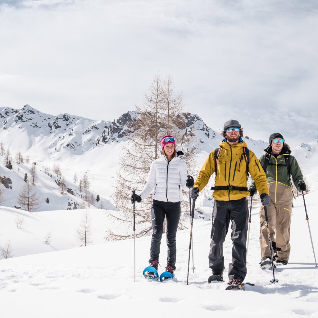Ciaspolata in Val di Fassa | © Mattia Rizzi - Archivio Immagini ApT Val di Fassa