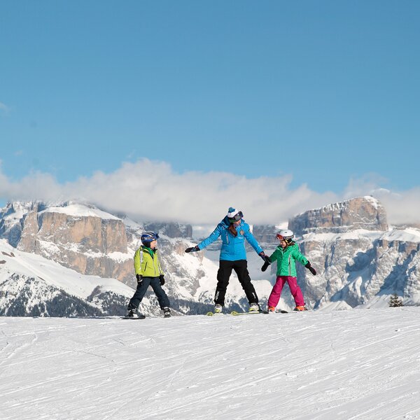 Scuola di sci in Val di Fassa | © Federico Modica - Archivio Immagini ApT Val di Fassa