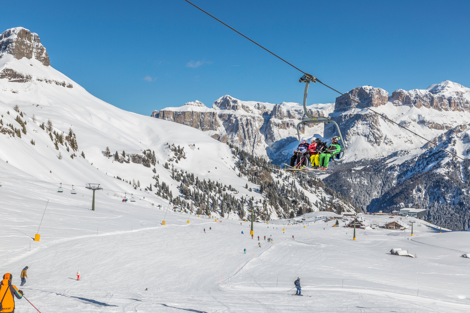 Piste da sci della skiarea Buffaure - Ciampac | © Patricia Ramirez - Archivio Immagini ApT Val di Fassa