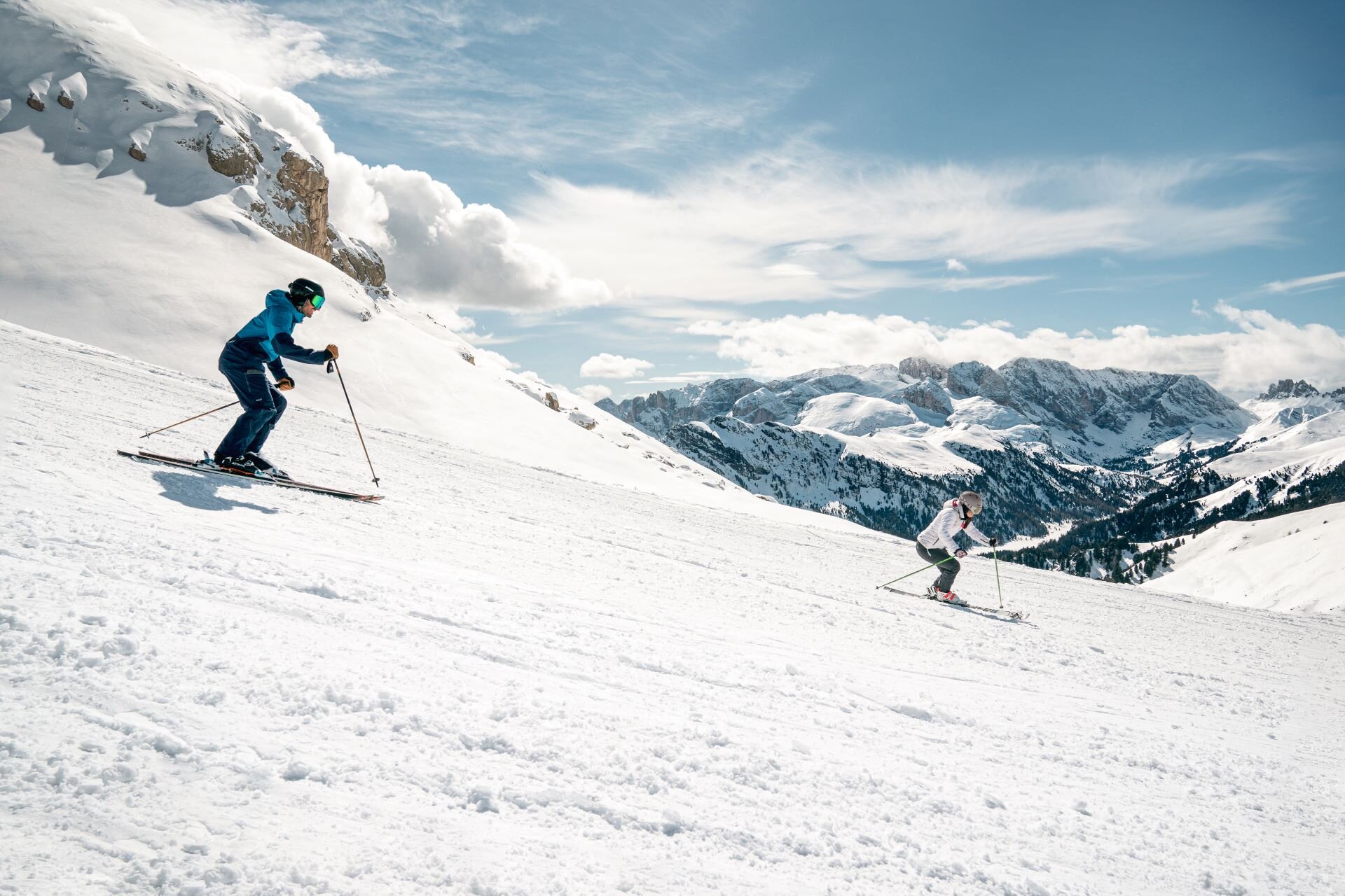 Il paradiso dello sci alpino sulle Dolomiti in Val di Fassa | © Mattia Rizzi  - Archivio Immagini ApT Val di Fassa