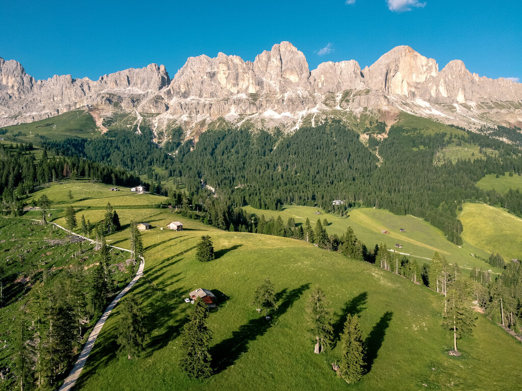 Gruppo del Catinaccio in estate | © Patricia Ramirez - Archivio Immagini ApT Val di Fassa