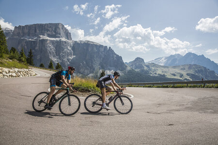 Bici sulle strade della Val di Fassa, Dolomiti