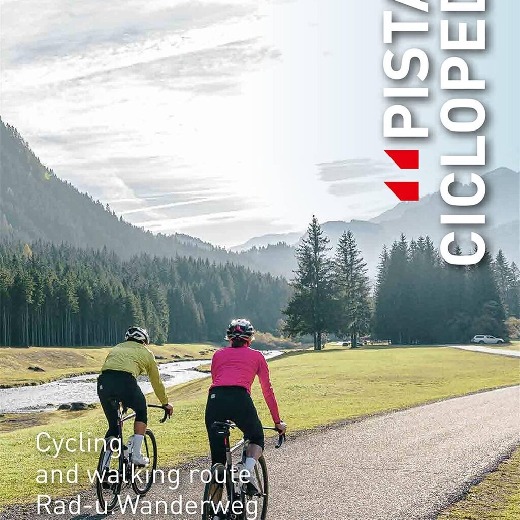 Cartina pista ciclopedonale Val di Fassa