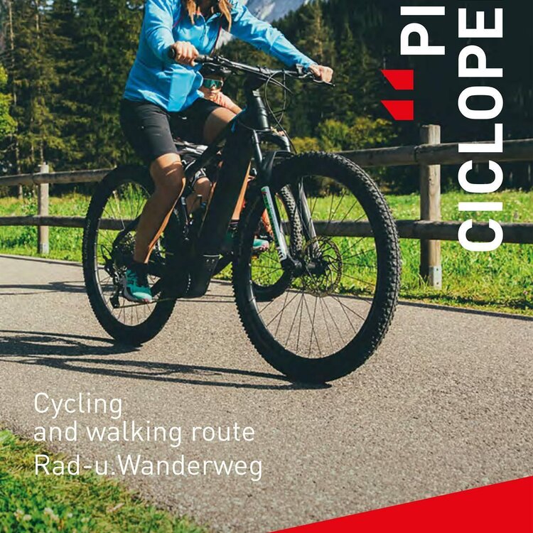 Cycling and walking route Val di Fassa