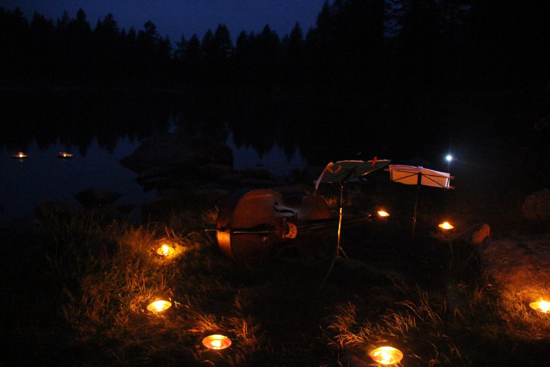 Concerto a lume di candela Lago San Pellegrino