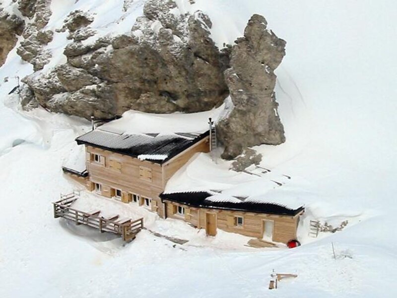 Rifugio Passo Principe - inverno