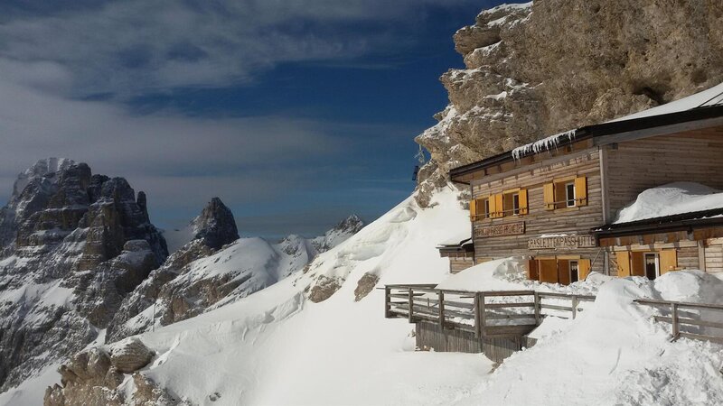 Rifugio passo Principe - Grasleitenpasshuette - winter