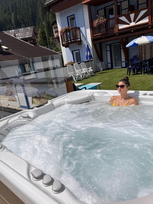 Jacuzzi auf die Terrasse