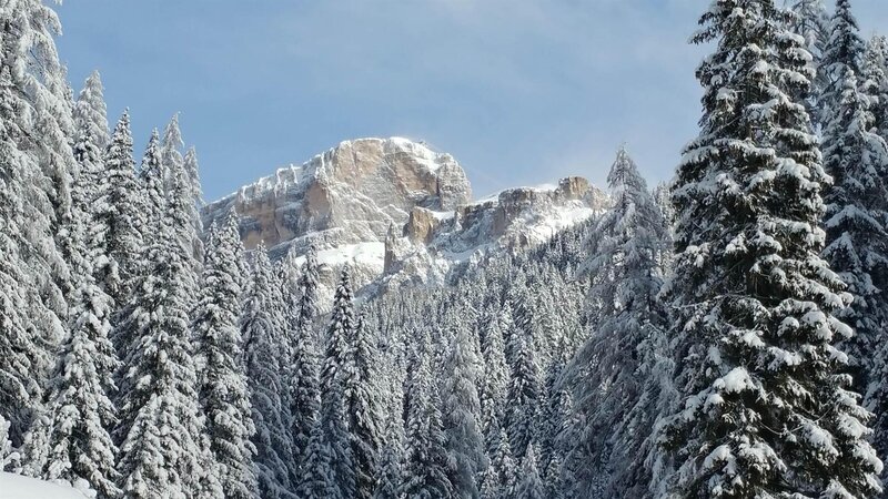 2.Vista Pordoi da terrazzo