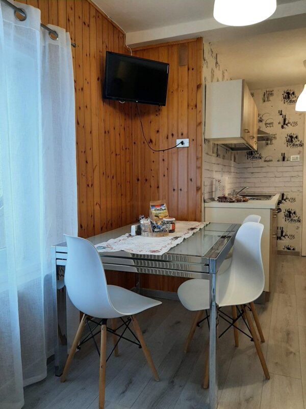 Kitchen and living area