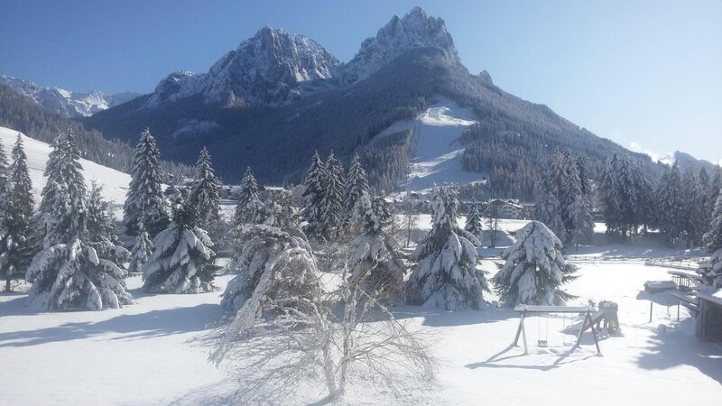 panorama invernale viso dal Residence Colibrì