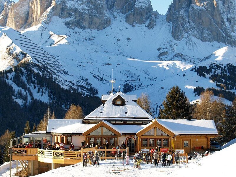 Alpine Schutzhütte Ciampolin - Canazei - Fassatal - Winter