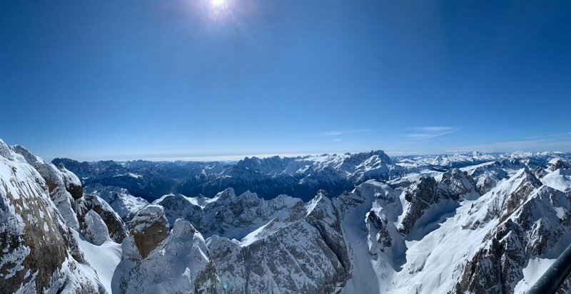 In cima alla Marmolada