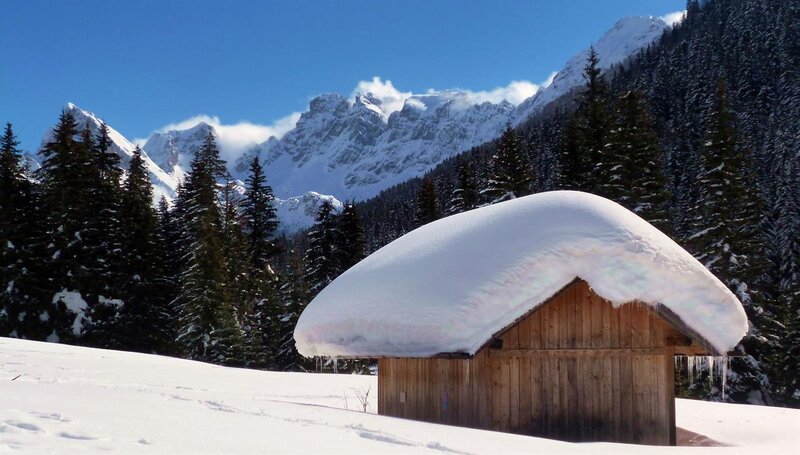 Winter in the Dolomites