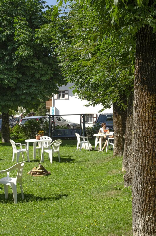 Hotel Europa Pera di Fassa giardino