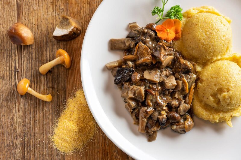 Polenta con funghi