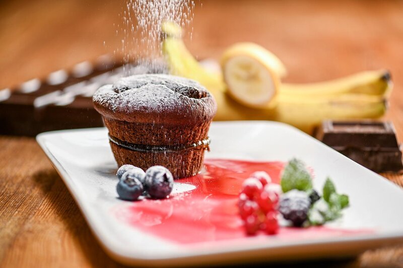 Tortino VEG al cioccolato con cuore di marmellata 