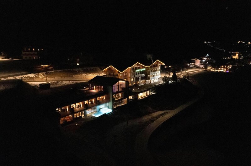 Latemar Hotel night view