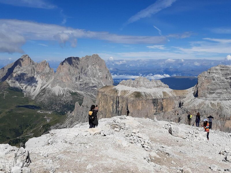 Panorama dal Sass Pordoi