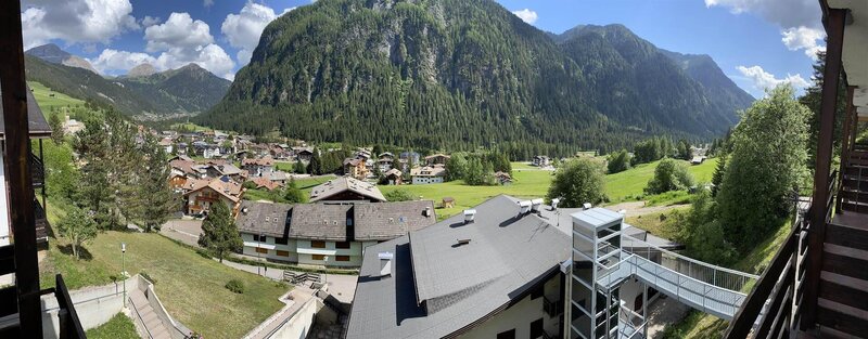 Il panorama dal terrazzo