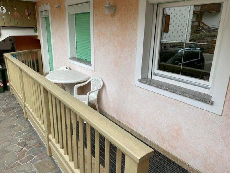 Balkon im Erdgeschoss