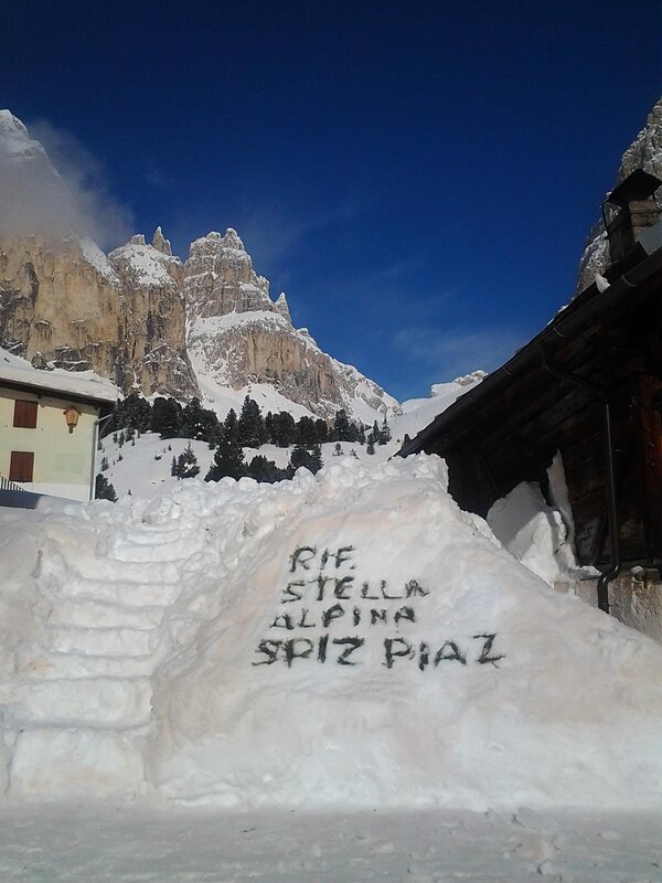 neve al rifugio