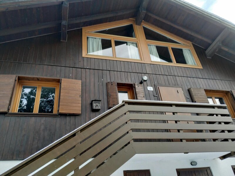 Entrance with private staircase