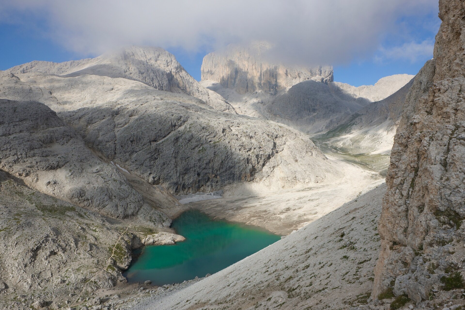 Ciampedie   Gardeccia   Passo Principe   Rifugio Antermoia   Val Duron   Campitello