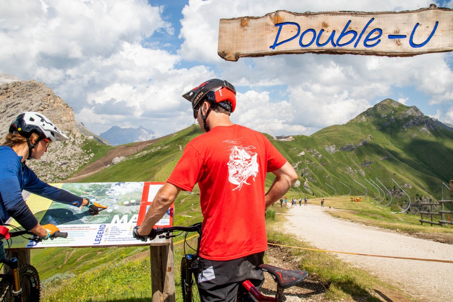 Double U   Fassa Bike Park