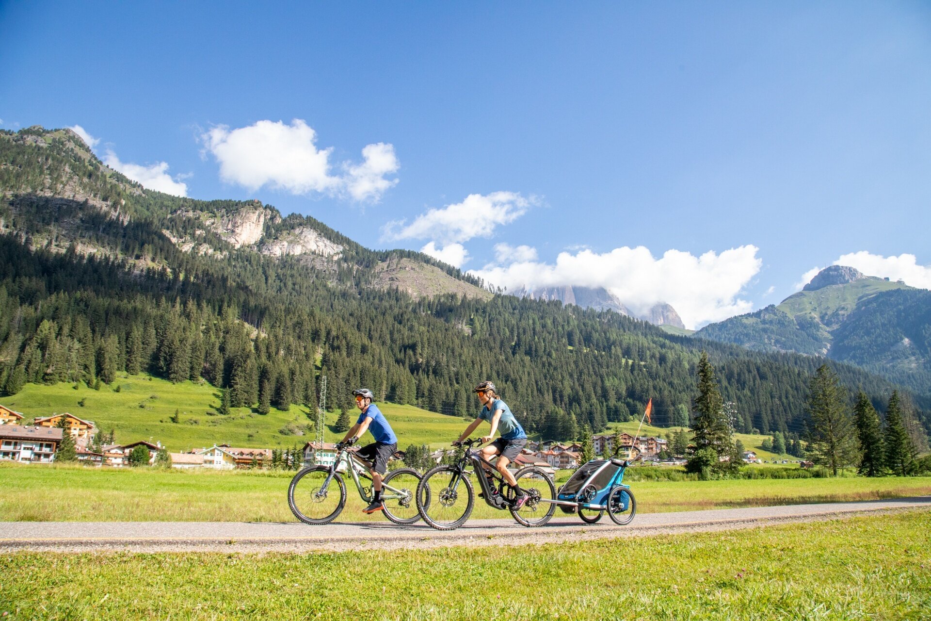 Fiemme And Fassa Dolomites Cycling Route