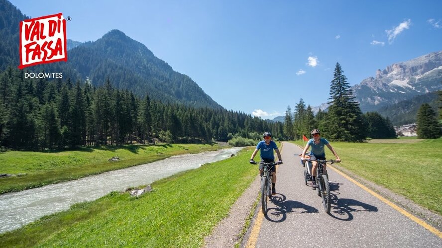 Fassa Und Fiemme Dolomites Radweg