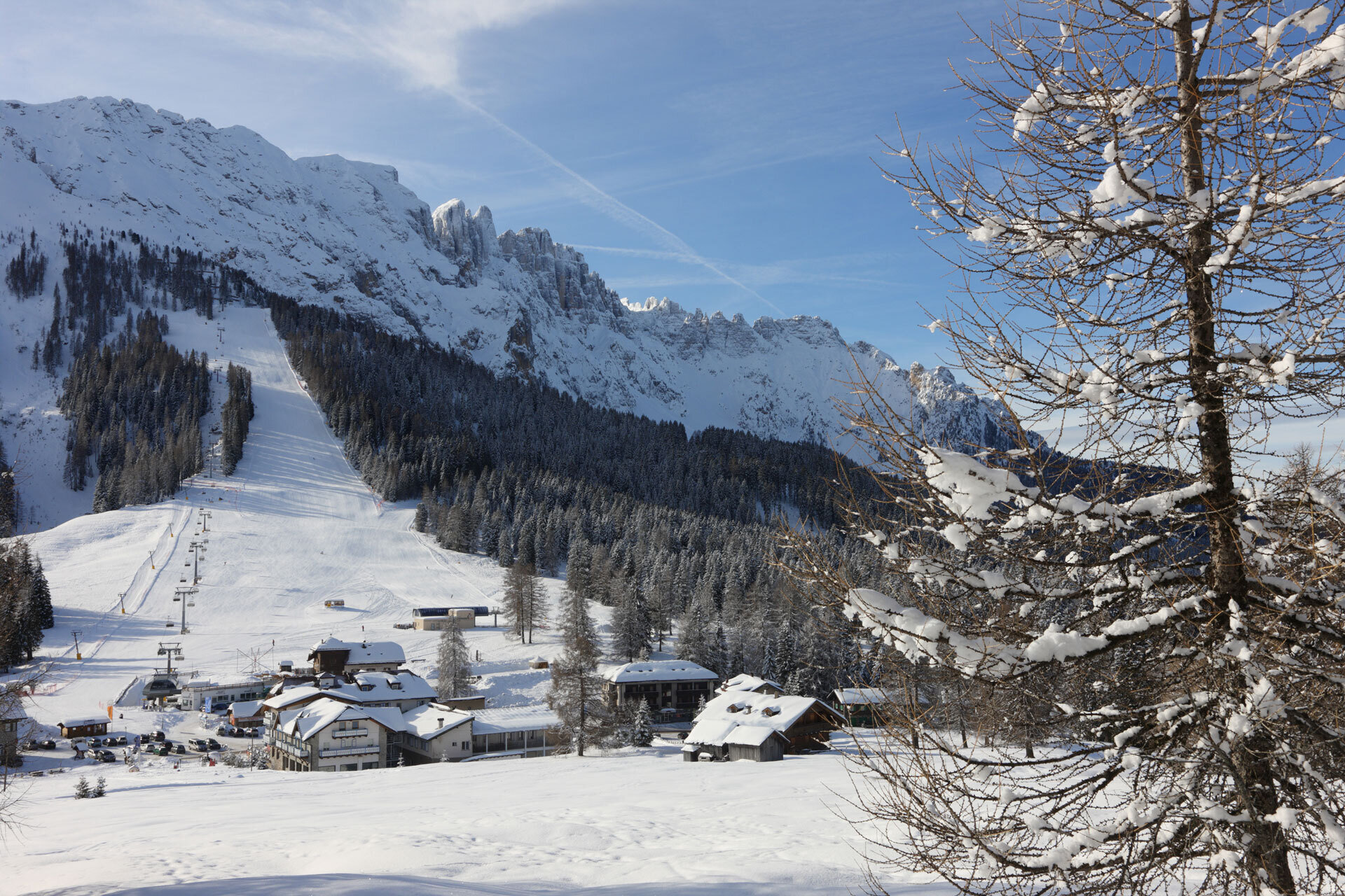 Pista Prà di Tori sul Passo Costalunga